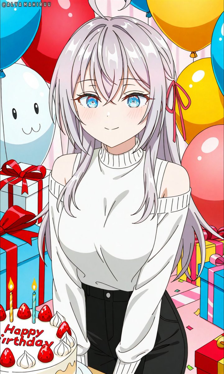 AlyaMahiru's tweet photo. ~   ✨🎀𝙃𝙖𝙥𝙥𝙮 𝘽𝙞𝙧𝙩𝙝𝙙𝙖𝙮 𝘼𝙡𝙮𝙖🎀✨
                                🎂
                              ��𝟬𝟮𝟱
#ロシデレ #roshidere #AlisaMikhailovnakujou https://t.co/DbVA4Aa8GS