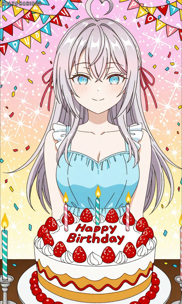 AlyaMahiru's tweet photo. ~   ✨🎀𝙃𝙖𝙥𝙥𝙮 𝘽𝙞𝙧𝙩𝙝𝙙𝙖𝙮 𝘼𝙡𝙮𝙖🎀✨
                                🎂
                              ��𝟬𝟮𝟱
#ロシデレ #roshidere #AlisaMikhailovnakujou https://t.co/DbVA4Aa8GS