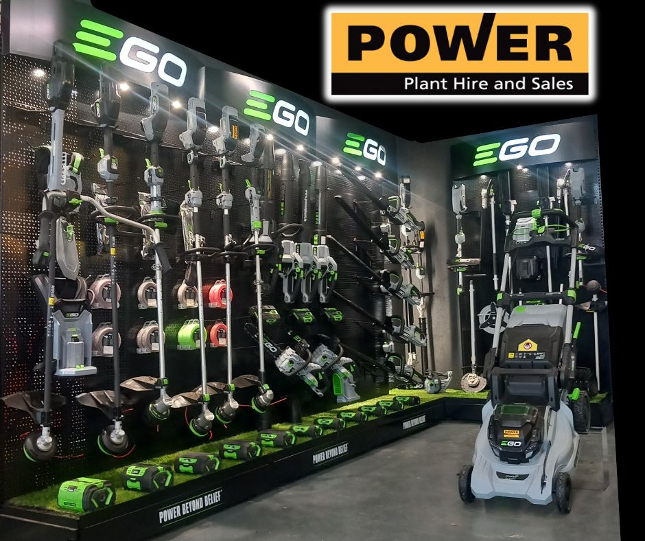 PowerPlantHire's tweet photo. No noise. No fuss. No fumes. Just pure battery power.  EGO Power Plus battery garden tools from @PowerPlantHire #Wexford #gardening https://t.co/fHUifJZ5K8