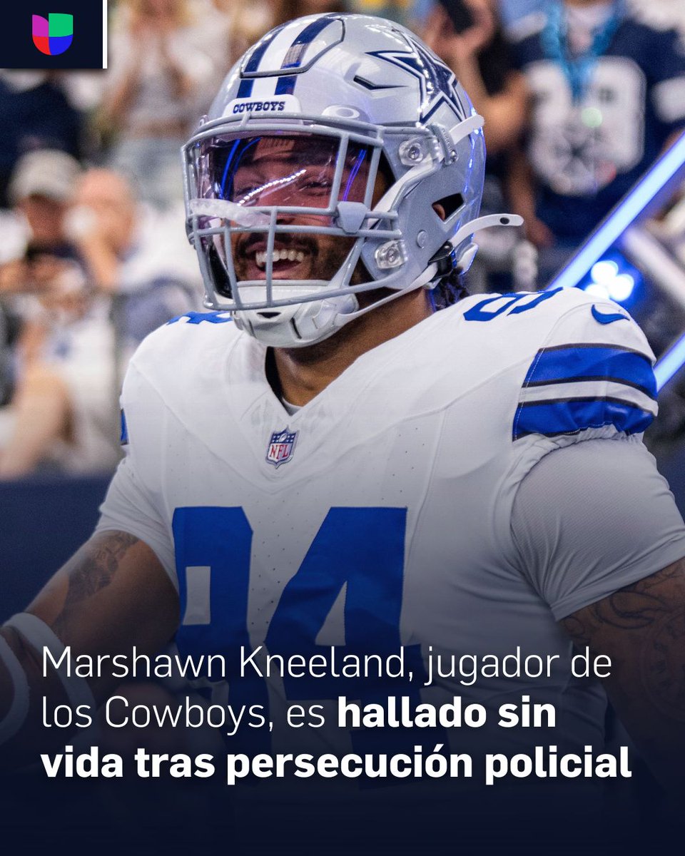 Tragedia en Texas: Hallan sin vida a Marshawn Kneeland, jugador de los Dallas Cowboys, tras persecución con patrullas, drones y perros 👉🏻 uni.vi/azbW106pEU0