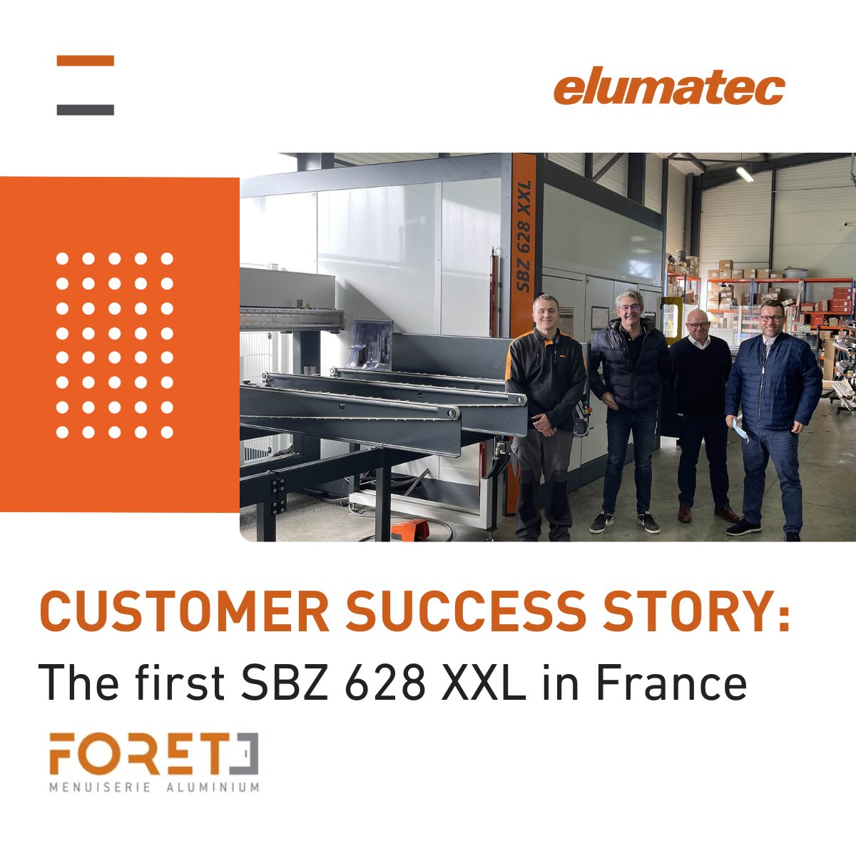 Some companies follow trends — others set them.

Ets Forêt was the first aluminium window manufacturer in France to own an SBZ 628 XXL from elumatec, redefining what modern production looks like. This investment reshaped their entire production strategy.

loom.ly/OtLqcys