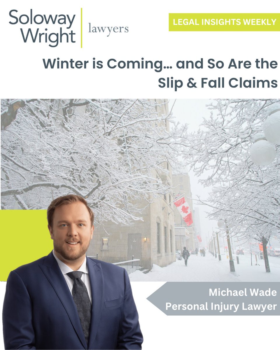 solowaywright's tweet image. ❄️ Winter is coming… and so are the slip &amp;amp; fall claims. Even if you hire a contractor, you may still be liable! Be clear on who monitors &amp;amp; who responds, and avoid vague contract language.
 More info: horttrades.com/snow-maintenan…
 solowaywright.com/lawyer/michael…
#PersonalInjury #SolowayWright