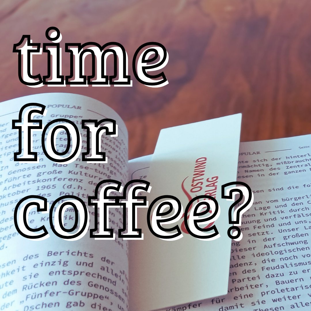 OstwindVerlag's tweet photo. Spannende Bücher gibt es auf
https://t.co/aweK2f2OvV 🚩📚☕

#coffee #buch #ostwindverlag https://t.co/UcXJbO5MUq
