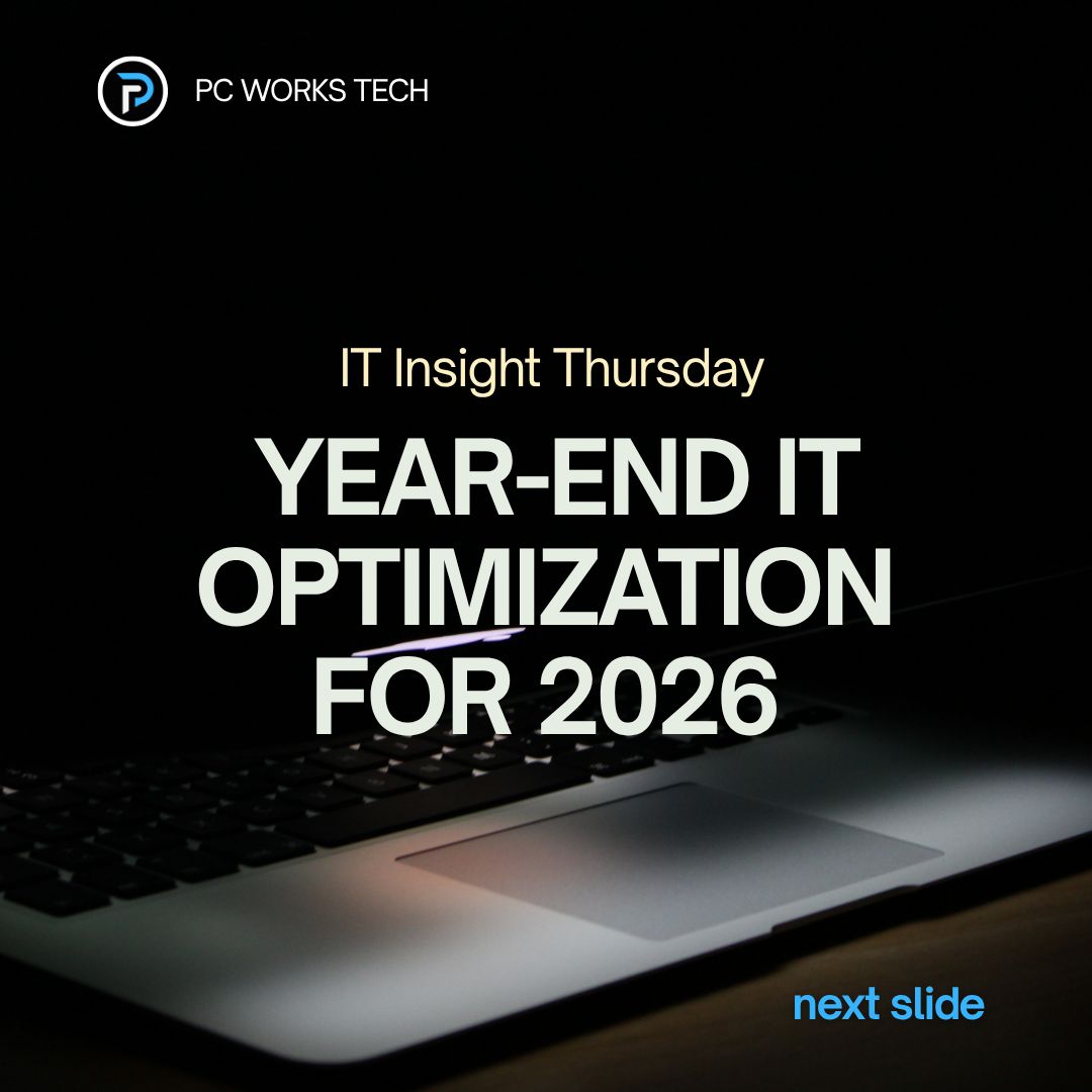 PC_Works_Tech's tweet image. Is your IT ready for 2026? 

Optimize now with IMOS Works by PC Works Tech — boost performance, enhance security, and scale smarter.

#IMOSWorks #PCWorksTech #ITStrategy #Cybersecurity
