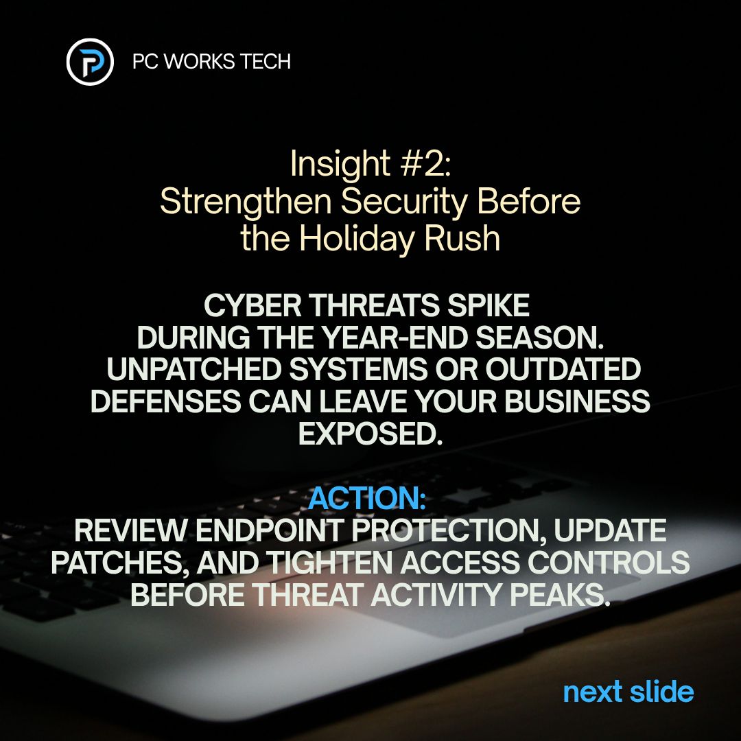 PC_Works_Tech's tweet image. Is your IT ready for 2026? 

Optimize now with IMOS Works by PC Works Tech — boost performance, enhance security, and scale smarter.

#IMOSWorks #PCWorksTech #ITStrategy #Cybersecurity