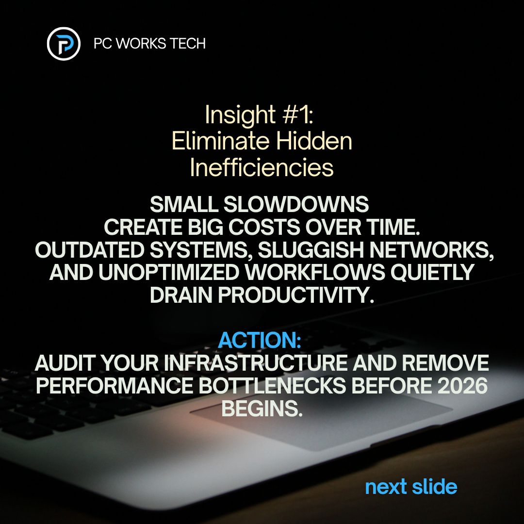 PC_Works_Tech's tweet image. Is your IT ready for 2026? 

Optimize now with IMOS Works by PC Works Tech — boost performance, enhance security, and scale smarter.

#IMOSWorks #PCWorksTech #ITStrategy #Cybersecurity