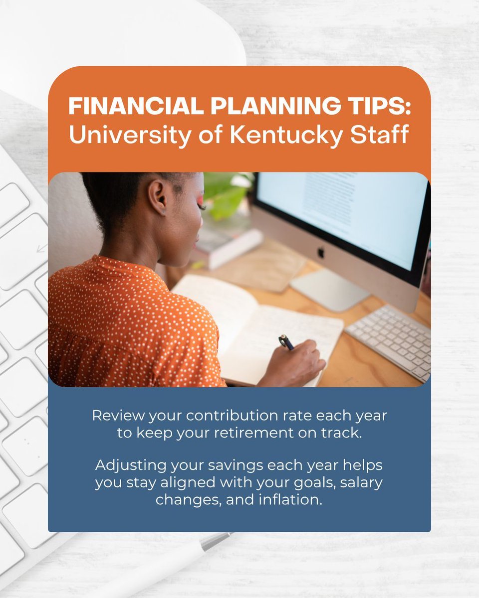 SealsFinancial's tweet image. When’s the last time you reviewed your 403(b) contribution rate?

A small annual adjustment can make a big difference over time, helping your savings keep pace with salary changes, inflation, and your long-term goals.