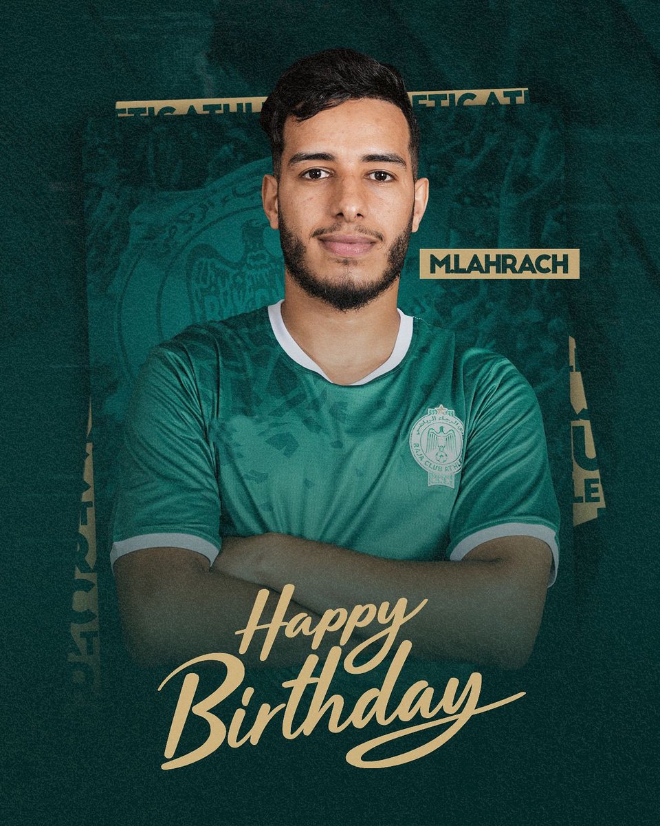 RCAfutsal's tweet image. Happy birthday to our player Marouane El Ahrache! 🎉💚
Wishing you a year full of success and great moments on and off the pitch! ⚽️🎂