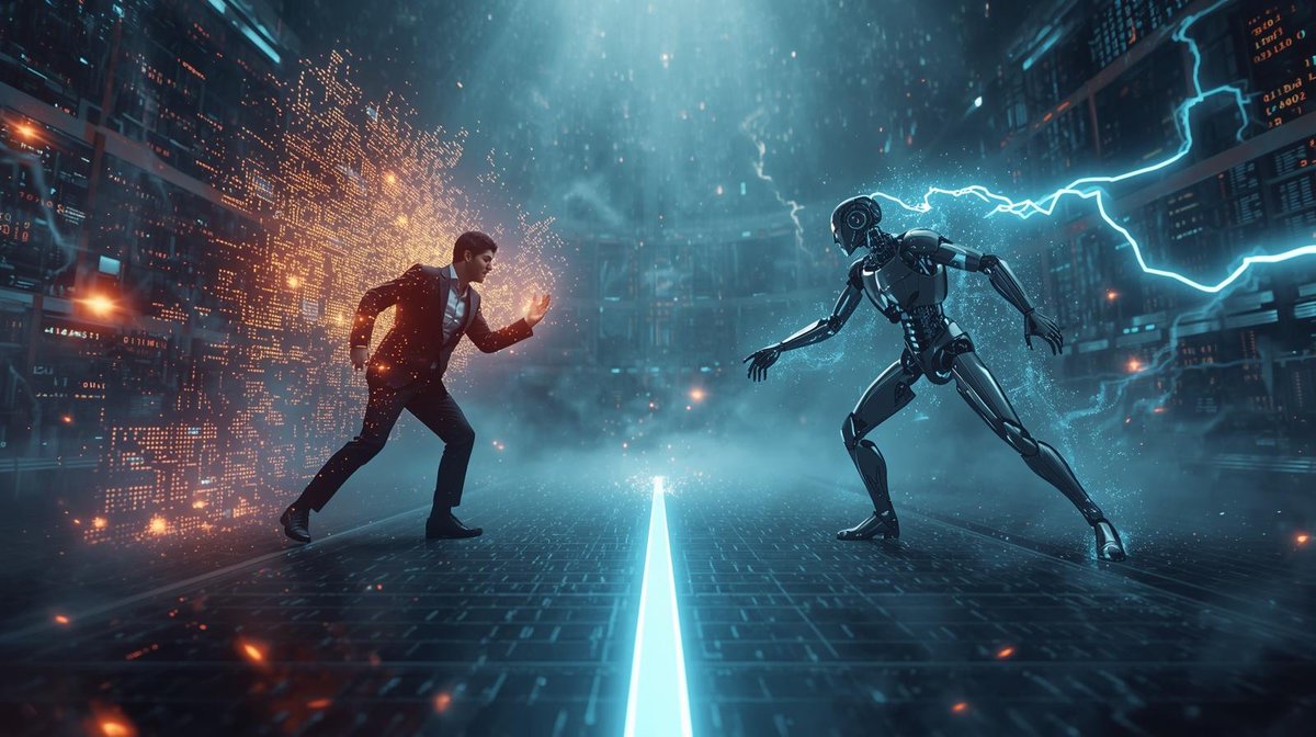 SourcesAI's tweet image. AI vs Human
What will the future be like?
learn👉sourcesai.blog
#AIvsHuman #sourcesai #artificial_intelligence #AI #future #FutureInovation