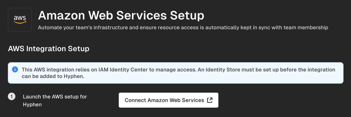 We now support cleaning up any unused resources in AWS when using Hyphen Deploy! 🚀 Simply go to integrations from [Hyphen AI](app.hyphen.ai) and click "Connect to Amazon Web Services".

Yes, cleanup is that easy.

#devops #cloud #aws #dns