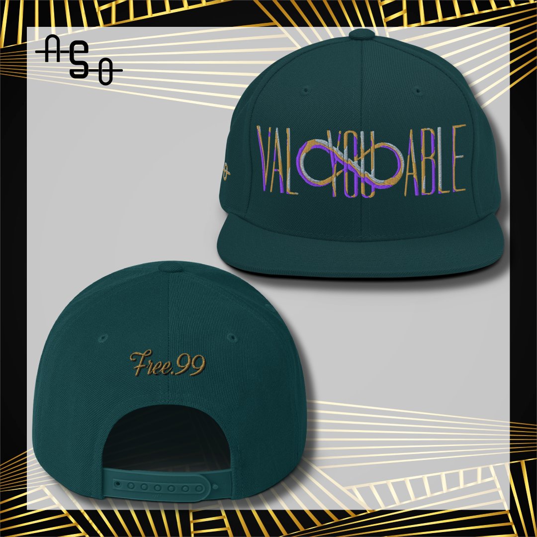 on1tone's tweet photo. What if you could unleash your God-fidence with ASO's Premium Camouflage and Teal "Val-YOU-Able" Snapback Hats? To shop &amp; learn more about the ASO movement visit the store link below. Stay tuned for more releases.
https://t.co/aoXpkjl5lo 

#blackbusinessowner
#blackbusinessboom https://t.co/z64Hruprnf