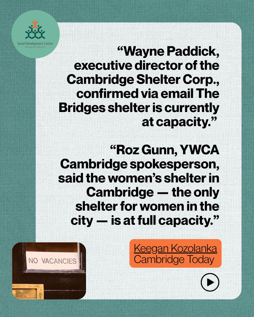 Social Development Centre Waterloo Region tweet media