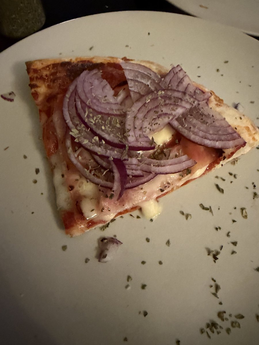 En pizza slice om dagen är bra för magen!