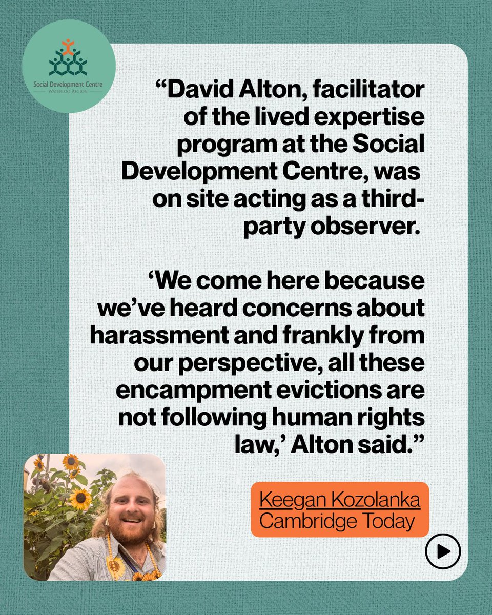 Social Development Centre Waterloo Region tweet media