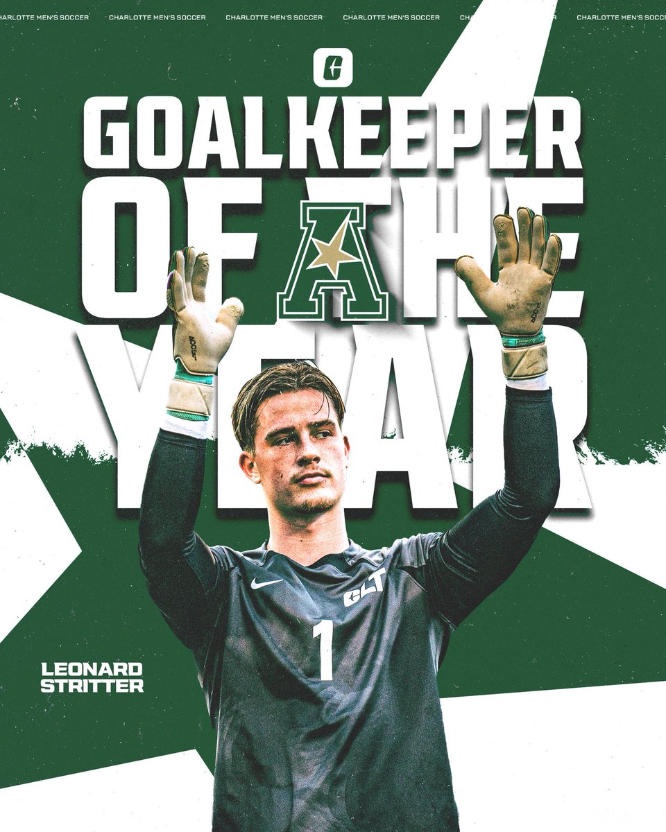 𝗡𝗢 𝗦𝗨𝗥𝗣𝗥𝗜𝗦𝗘𝗦 𝗛𝗘𝗥𝗘 😤 

Leo wins @american_conf Goalkeeper of the Year!