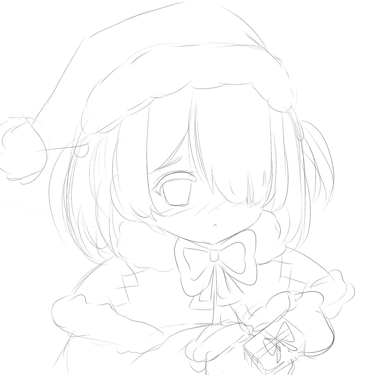 one slot left available for christmas YCH🤍