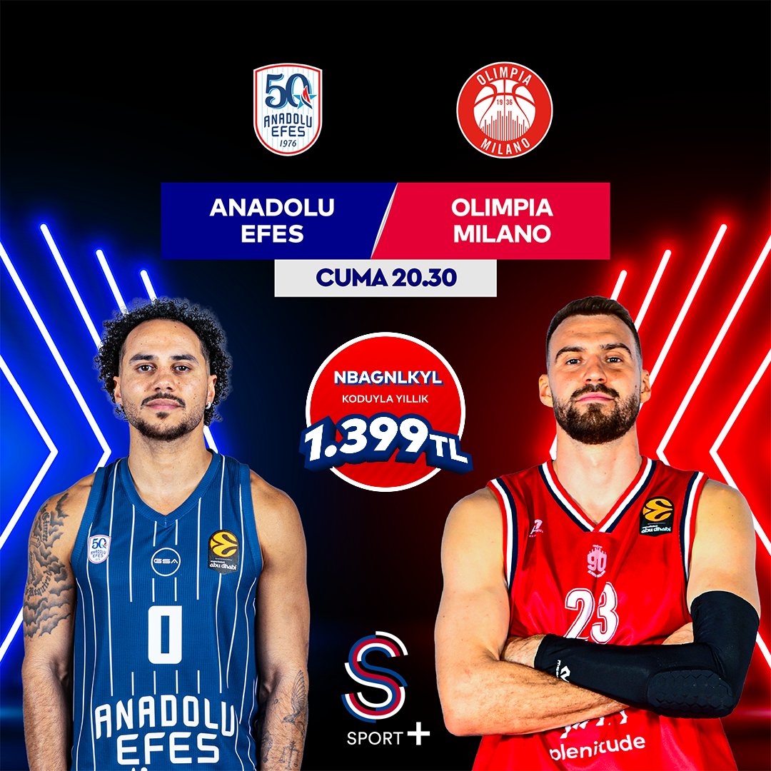 NBAGunlukleri's tweet photo. Euroleague Maçları S Sport Plus'ta..
NBAGNLKYL koduyla hemen S Sport Plus'a üye ol Yıllık 1799₺ yerine 1399₺ fırsatını kaçırma!
Fenerbahçe Beko ve Anadolu Efes'in Euroleague heyecanına ortak ol!
📍 @ssportplustr
🔗 https://t.co/EAFDiKf0Bx
#ssportplus #isbirliği https://t.co/QBDHlmlW8M