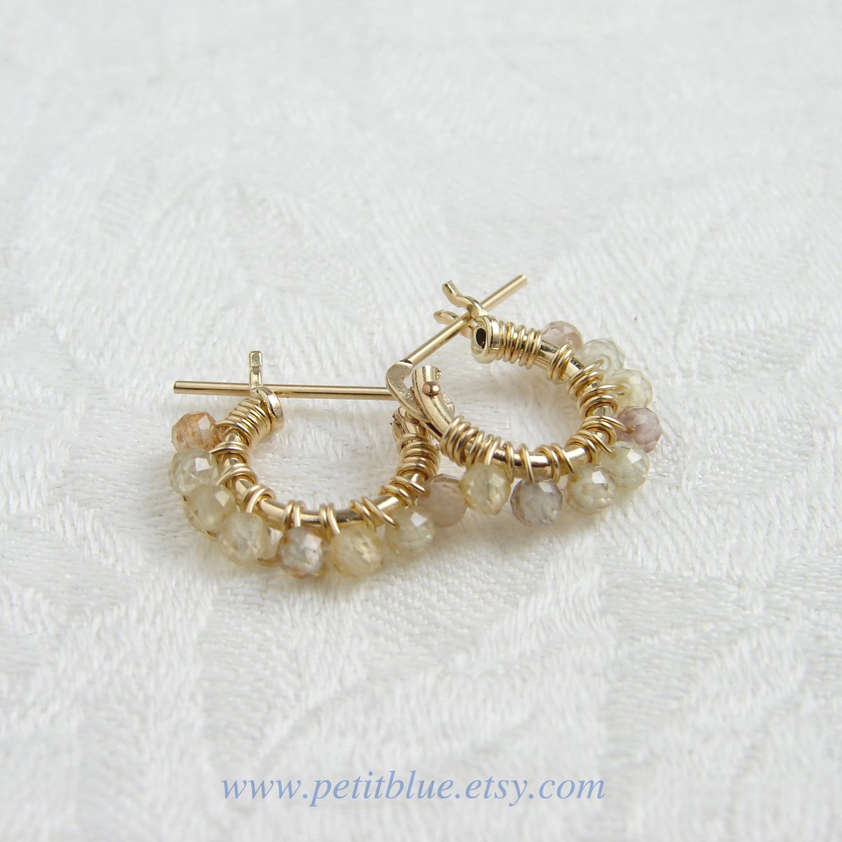 JewelryByMikako's tweet image. Zircon Hoop Earrings ~ Multi Fall Color Zircon ~ 14K GF Hoop Earrings ~ Genuine Zircon Stones ~ Wire Wrapped Hoop Earrings tuppu.net/37d67393  #SmallHoop