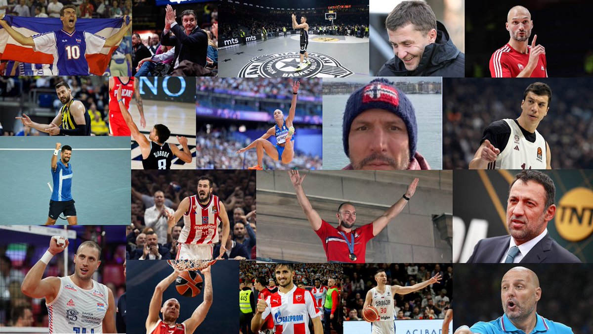 cikafranjo's tweet photo. Novak Đoković, Ivana Španović, Aleksa Avramović, Vanja Marinković, Dejan Bodiroga, Vladimir Grbić, Dušan Mandić, Dušan Kerkez, Vladimir Štimac, Nikola Kalinić, Dejan Davidovac, 
Vlade Divac, Aleksandar Đorđević, Danilo Ikodinović, Vladimir Lučić, Aleksandar Atanasijević, Marko Gudurić, Saša Ilić, Marko Simonović, Uroš Medić (MMA borac), Aleksandar Inđić (šahista), Nina Radovanović (bokserka)…

Znate li vi koliko puta je većina ovih ljudi žrtvovala letnji odmor da bi igrali za reprezentaciju i sad nam neko plasira priču da oni rade proriv Srbije.

📽 Sprt klub