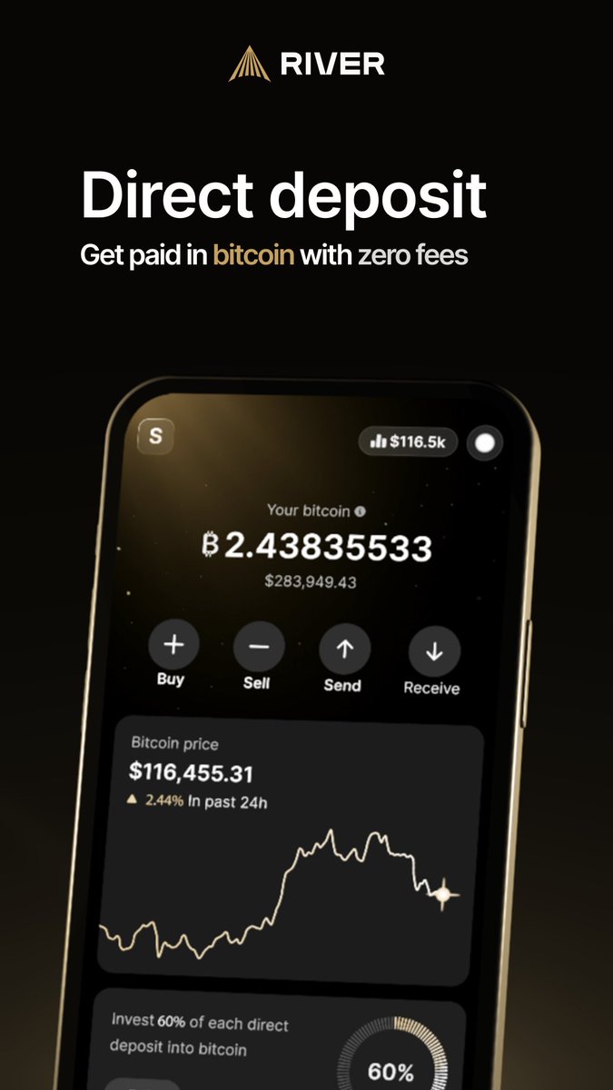River new mobile app redesign
