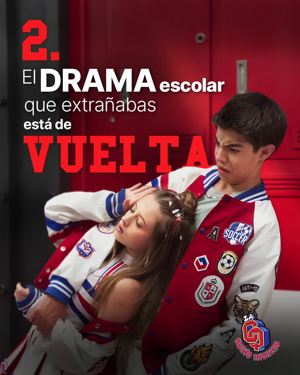VIX's tweet photo. #LaCQ regresa con todo. 😎 Desliza 👉 y entérate por qué esta temporada es imperdible. 👀🔥
Mañana gran estreno 4ta temporada solo en #ViX | Dale play ANTES QUE NADIE. 📚
Mira #TomyZombie GRATIS aquí
👉🏼 https://t.co/ewfcEqmsIK
#Teens https://t.co/UZZ0XVNRKq