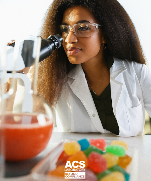 ACSLaboratory's tweet image. Uneven edibles dosing can mean failed labels and non-compliance.
 ACS  performs precise homogeneity testing to confirm every piece is consistent—helping Fl MMTCs maintain accuracy.
🔗 Learn how ACS supports Florida MMTC compliance.
 #MMTC #Homogeneity #Testing #FloridaMMTC #ACS
