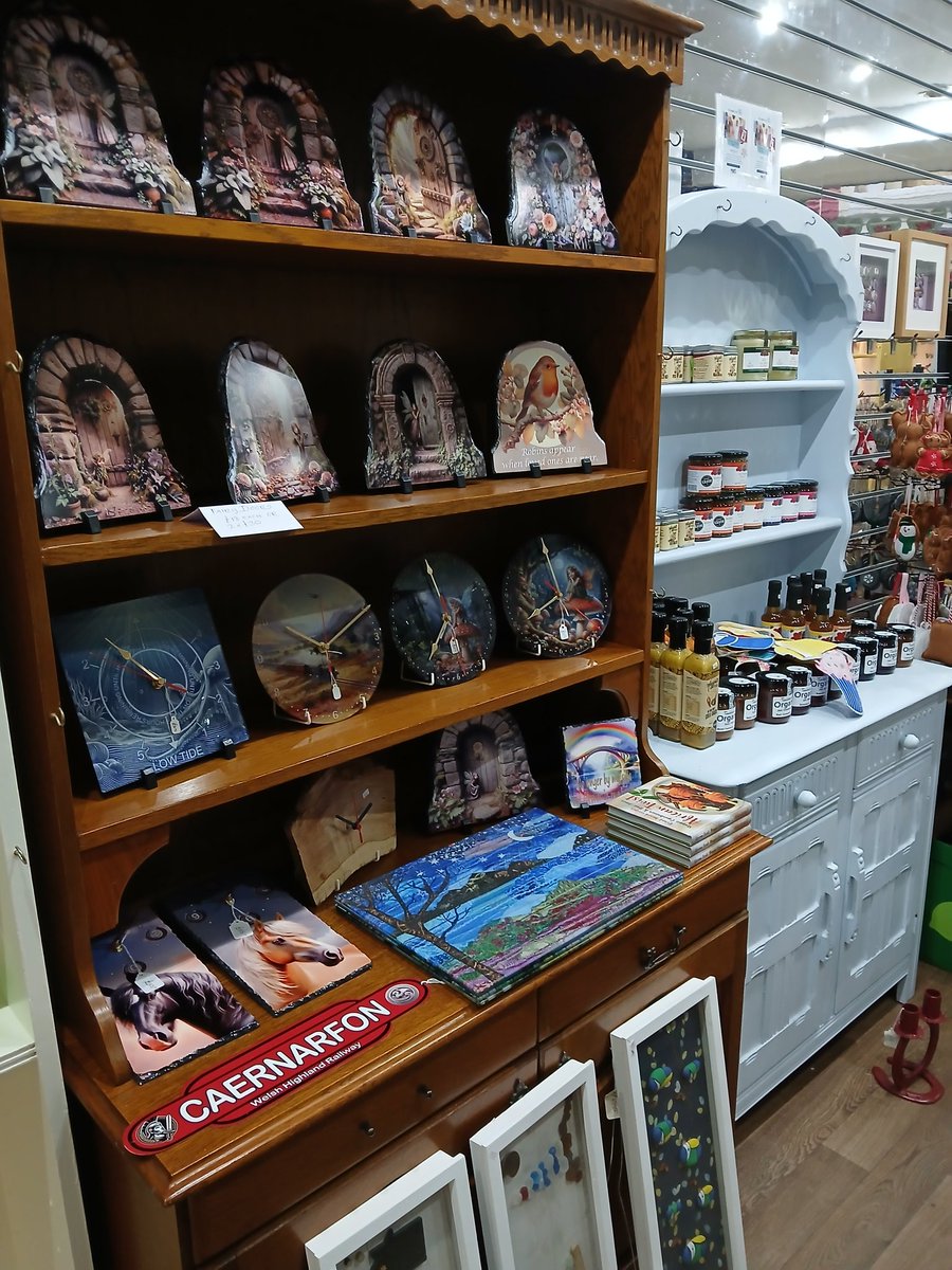 Today, we got a lot more stock put out.  Most of the crafters stock is now out on the shelves. Still lots more to do though.  X