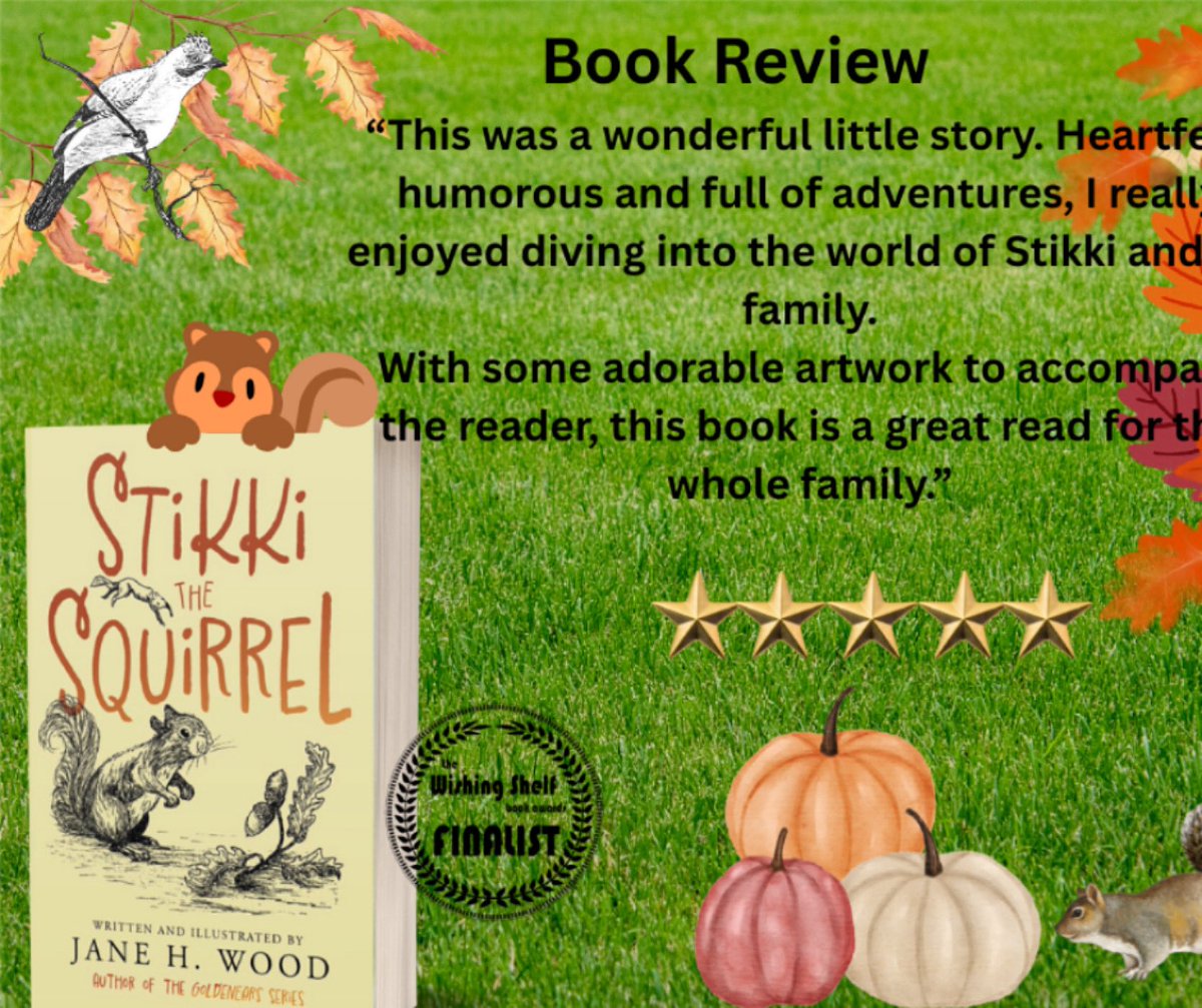 Join the adorable Stikki the Squirrel on his adventures out in the big wide world.
With #Christmas coming, Stikki the Squirrel makes the perfect gift for that special little person in your life.
mybook.to/Stikkithesquir…
#childrensliterature #books4kids #squirrel #fun #awardwinning
