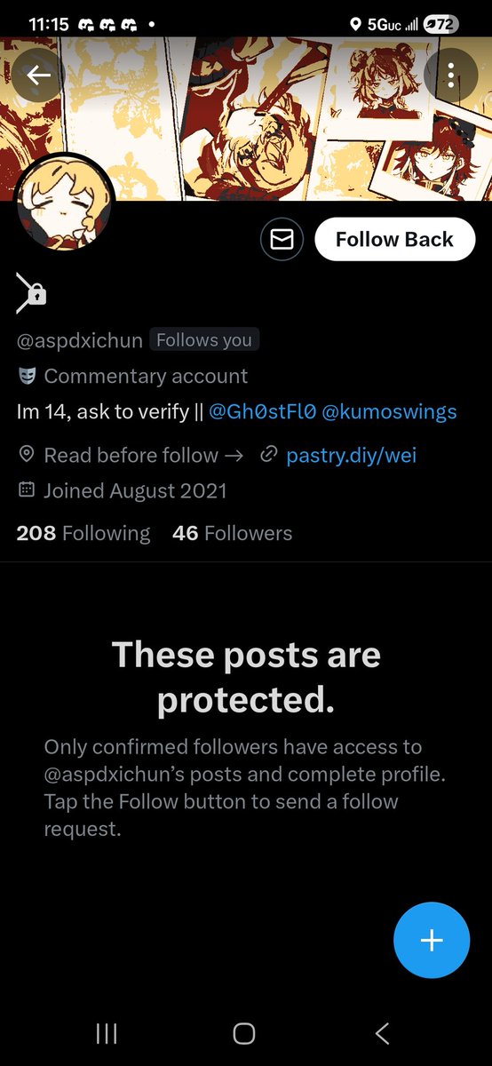 DonQuixoteOfML's tweet image. // To everyone that knows of Lara, just a warning that they're back and pretending to be 14 again. They messaged me a handful of times (I hadn't realized it was them until a friend told me)