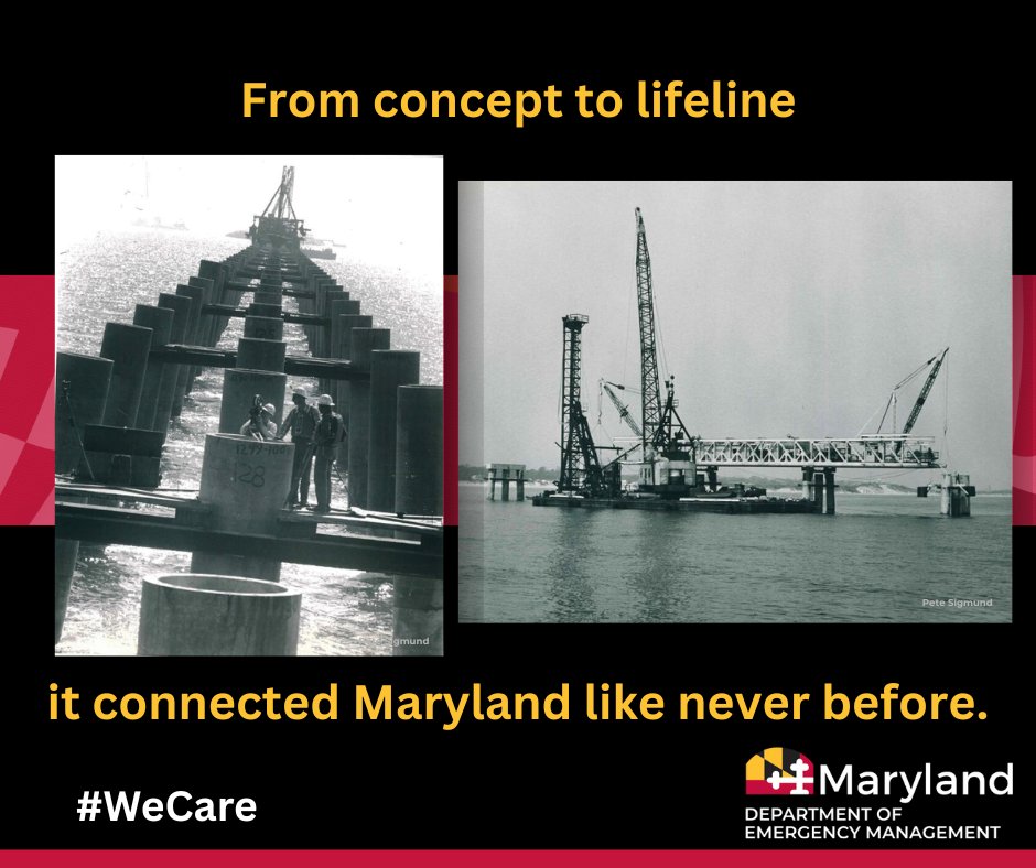 MDMEMA's tweet photo. The Bay Bridge isn’t just scenic—it’s part of Maryland’s Transportation Lifeline, connecting communities & keeping our state moving.
Expect traffic delays this Sunday, Nov. 9, during the 2025 #BayBridgeRun. https://t.co/a6U2SZzopN