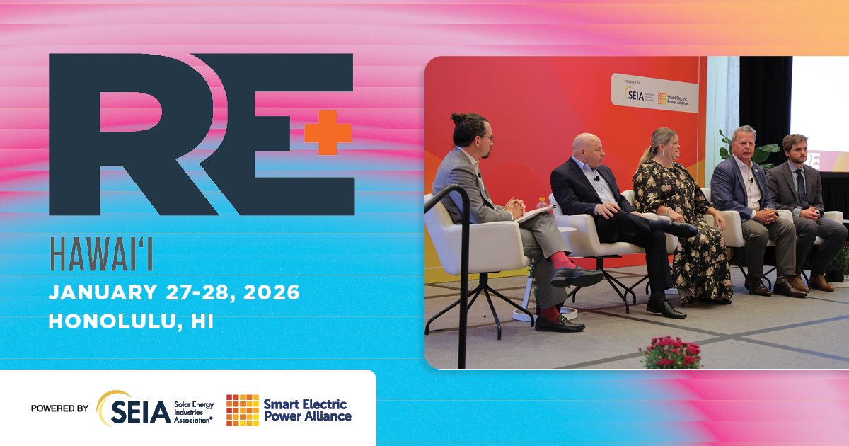 REPlusEvents's tweet image. Deepen your knowledge and get critical insights on Hawai&apos;i&apos;s clean energy development as they push to be the country&apos;s first state with 100% renewable portfolio standards.

Join us in Honolulu, January 27-28; register today! bit.ly/3FsJvXo

#REPlusHI #CleanEnergy #Hawaii