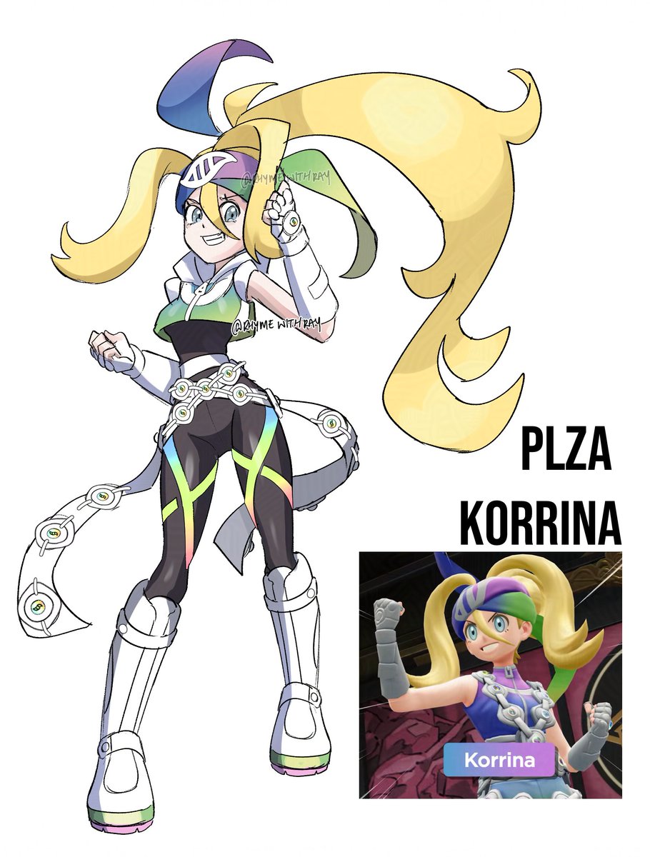 I wanted to make a korrina PLZA timeskip design too 👉👈
#PokemonLegendsZA