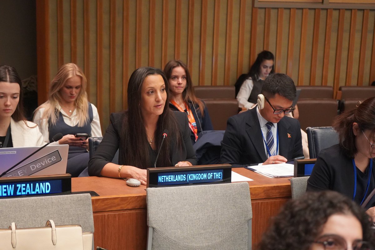 KingdomNL_UN's tweet image. Another productive week at the #UNGA #FirstCommittee wraps up🤝

#KingdomNL’s priorities: AI in the Military Domain, the establishment of the Global Mechanism as the permanent future cyber platform and UN80 efficiency efforts.