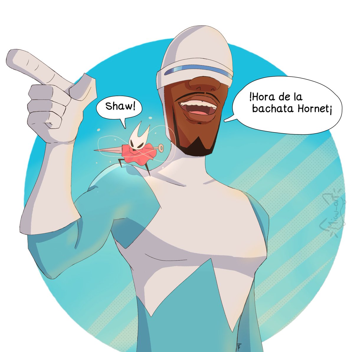 Nueno dibujo 😸✨

Dibujos de los bachateros 

Pongan bachata 🗣️

#hornethollowknight #bachata