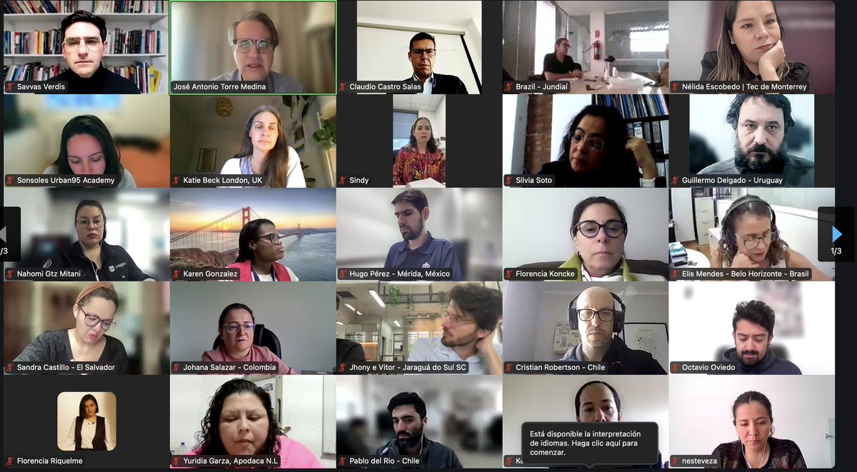 Hoy compartimos la experiencia de #CrecerEnRenca con 38 ciudades del continente en una nueva sesión de la <a href="/Urban95cm/">Urban95</a> Academy, una red internacional que impulsa a ciudades de América Latina a diseñar espacios urbanos y políticas locales centradas en el desarrollo de bebés, niñas,