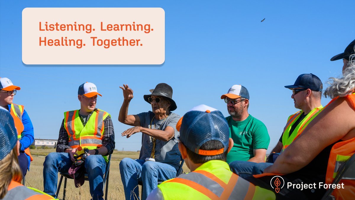 ProjectForest_'s tweet image. Our Four Pillars of Giving - Pillar #1: Indigenous Partnership &amp;amp; Reconciliation

True partnership means walking together - listening, learning &amp;amp; restoring the land side by side.

Continue the healing journey: projectforest.ca/contact-us

#GivingTuesday #Reconciliation