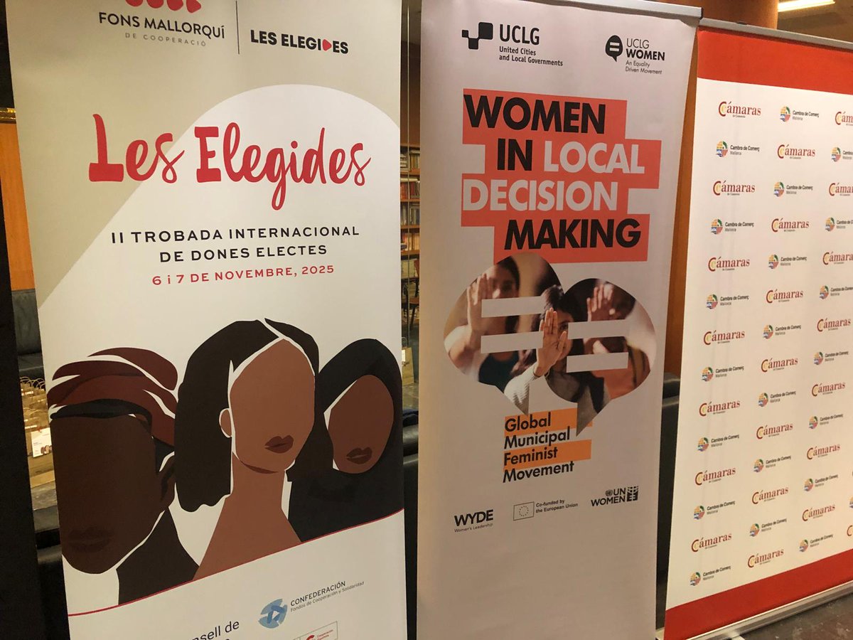 ✨#Listen2Cities #WYDEWomensLeadership

Joining the inauguration of the Intl Meeting Les Elegides 2025 by <a href="/FonsMallorqui/">Fons Mallorquí</a>!

Together we will shape a space to amplify women’s political participation as a catalyst for transformative governance and more inclusive power structures.