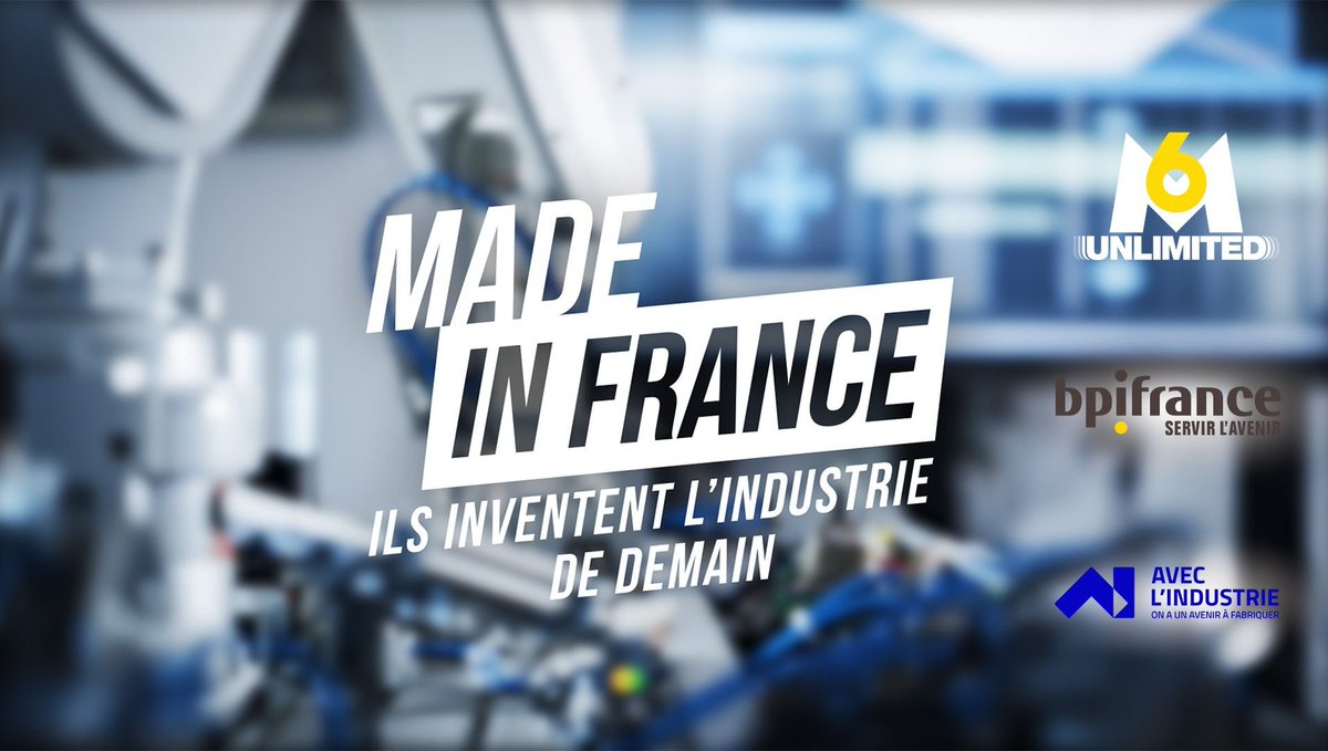 Après le bus de l’industrie et la tournée, voici l’émission !
Nous sommes fiers de parrainer, aux côtés d'<a href="/aveclindustrie/">Avec l'industrie</a>, le nouveau programme <a href="/M6/">M6</a> « Made in France : ils inventent l’industrie de demain », diffusé à partir du 22 novembre.

Plus d'infos : spkl.io/6014AwNI2