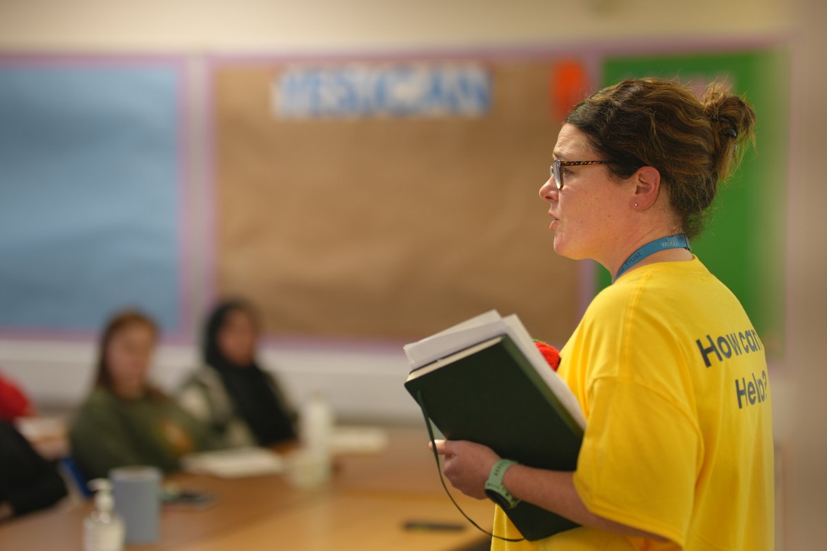 TedWraggTrust's tweet photo. 🌟 A thought-provoking session on values-driven leadership from our own Moira Marder.
Moira shared powerful reflections on the role of education in transforming lives & communities, challenging our teams to think deeply about what it truly means to lead with purpose. #tEdFest https://t.co/Z7iQRwDcgk