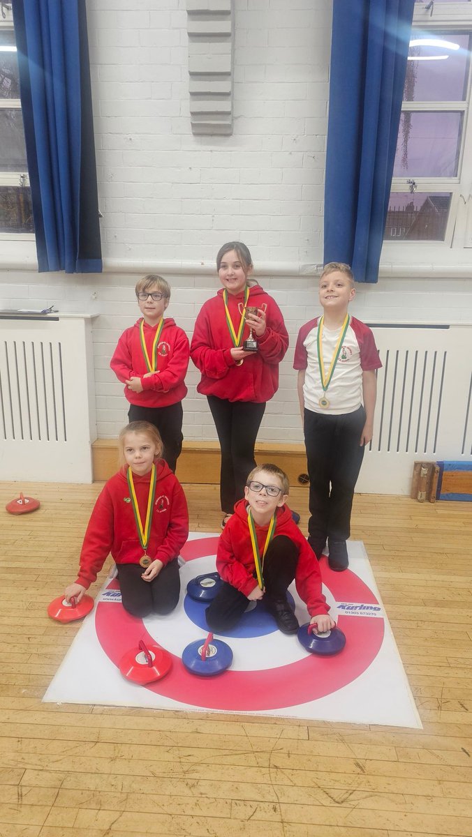 Well done to our KS2 Kurling team who took part in the KS2 Kurling competition this afternoon. Also Well done to Atherton St George's who won the competition
 Thank you to Mr Berrisford and the sports leaders from St Michael's for organising and hosting the event <a href="/MrGSGC/">Mr Grogan</a>