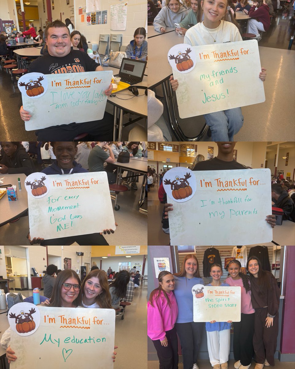GreatRCstore's tweet image. With Thanksgiving right around the corner, we want to know - what Cooper high school students are thankful for this season? 🦃🍂