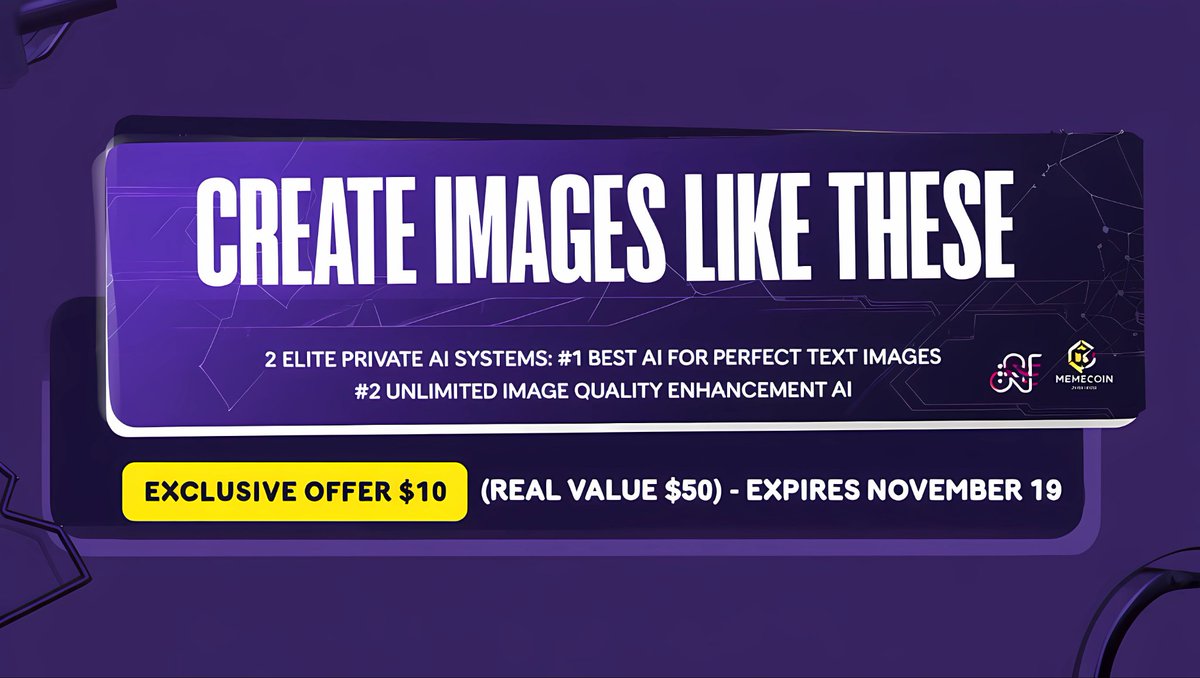 🚨 $10 AI COMBO EXPIRES TODAY! 🚨
Get Perfect Text + Unlimited HD Quality AI. Final offer before price jump.
DM @alquimistadigitalpro