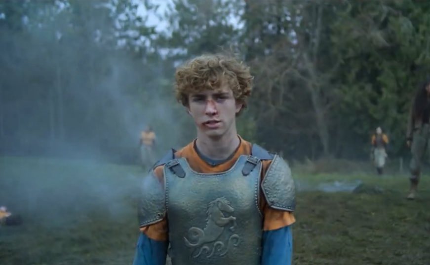 falling out of bed, camp is in danger, best friend is missing, gets turned into a guinea pig, his situationship is mad at him, ex friend is out to kill him… percy cannot catch a break