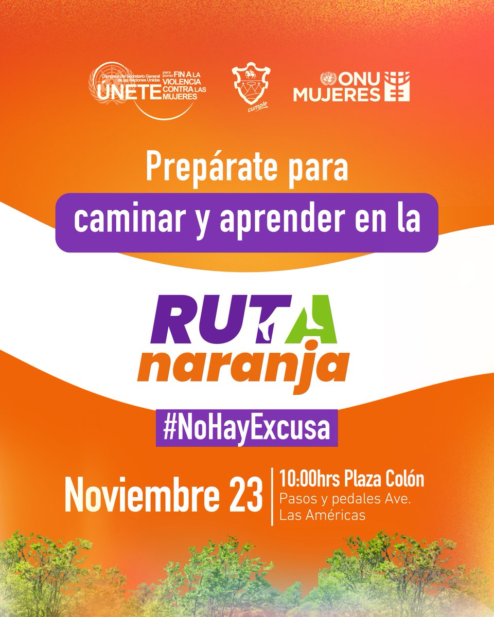onumujeresgt's tweet image. Algo importante está por comenzar... 🧡 #ÚNETE a la #RutaNaranja.

#NoHayExcusa #LibresDeViolencia y #ONUMujeres🇬🇹 #MuniGuate #DMMujer
