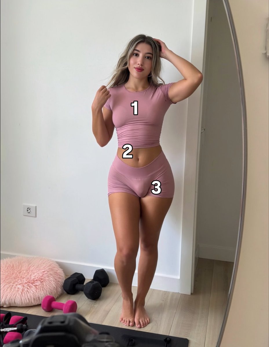 Whats your fav thing on a girl? 1, 2 or 3? Be honest