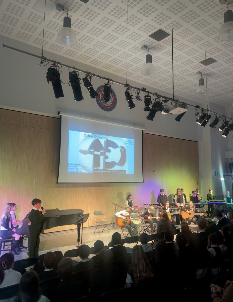 DAMusicDept's tweet photo. Well done to every single S1 pupil for competing in the Douglas Academy ‘Battle of the Bands’ competition on Tuesday. A huge amount of resilience, confidence, team work and talent was displayed across both sessions. 🎸🎶🎹🥁🎤
 Pt. 2 @DouglasAcad https://t.co/D0prgTKRVg