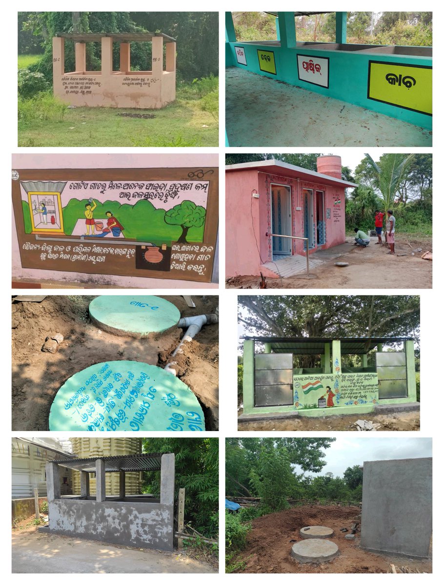#ODF Plus assets under #SBM-G Phase-II focus on Solid and Liquid Waste Management (#SLWM) in different villages #Cuttack District to sustain Open Defecation Free (#ODF) status and improve cleanliness.🌿🌱☘️🌲🌳🍀
<a href="/PRDeptOdisha/">Panchayati Raj and Drinking Water Department</a> @SwachhBharat
<a href="/CuttackDM/">DM Cuttack</a>
#Swachhotsav