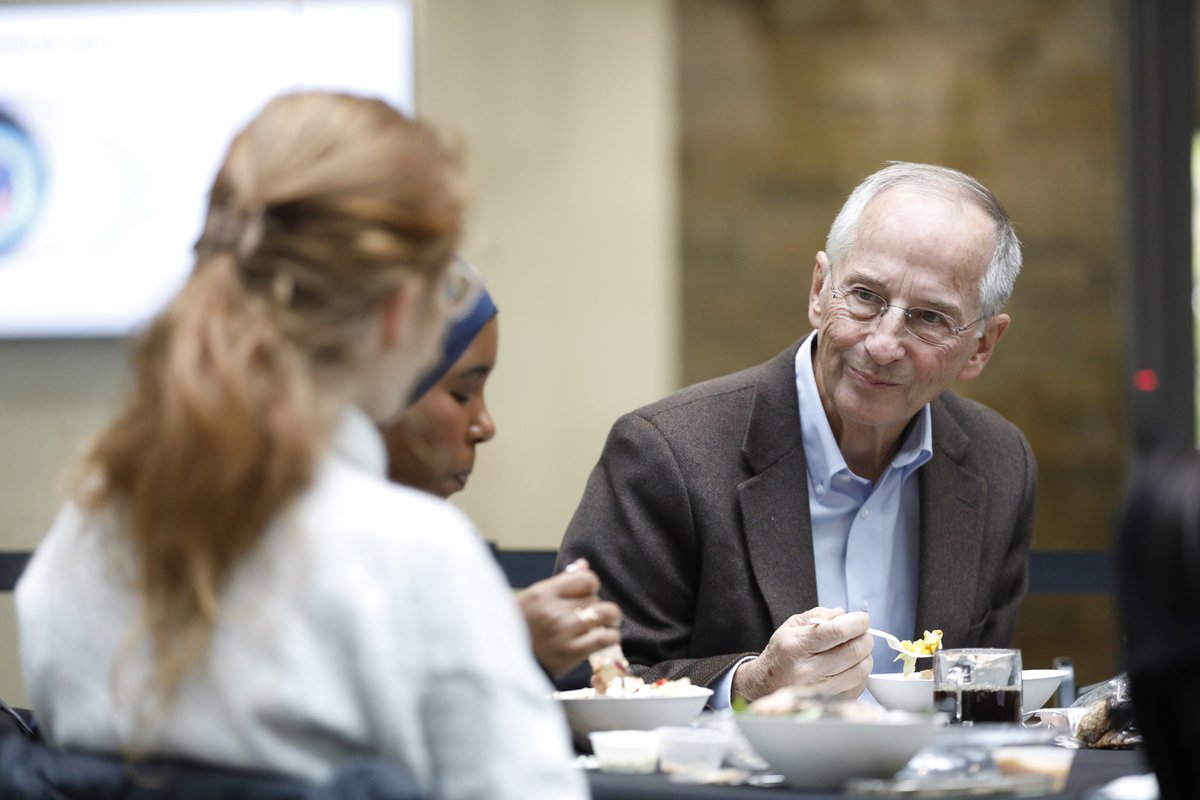 GairdnerAwards's tweet photo. At the Gairdner Connects Student Networking Lunch, students met 2025 Gairdner laureates and top researchers to talk careers, challenges and discoveries that shaped their paths. Inspiring science across generations! 

#GairdnerConnects #GairdnerScienceWeek https://t.co/H0UphUC4rq