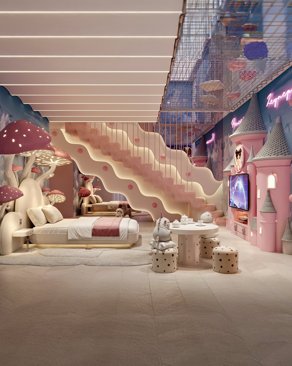🎈#3d #comingsoon #interiordesign #baby #babygirl #babyroom #children #girl #pink #castle #decoration #safakcak #incek #ankara