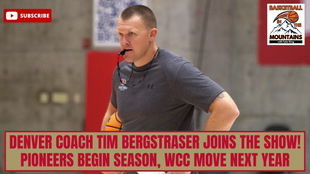 Episode 45 of <a href="/BasketballinMTs/">Basketball in the Mountains (Podcast)</a> is live. Thrilled to be joined <a href="/CoachBergyDU/">Tim Bergstraser</a> as a new era began this week for <a href="/DU_MensHoops/">Denver Men's Basketball</a>! We talked about the grueling nonconference schedule this month and next year's move to the <a href="/WCCsports/">West Coast Conference</a> for the Pioneers.

🎧⬇️
open.spotify.com/episode/2SRKZy…